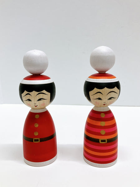 サンタこけし 平賀輝幸工人【宮城県／作並こけし】 – 土湯温泉