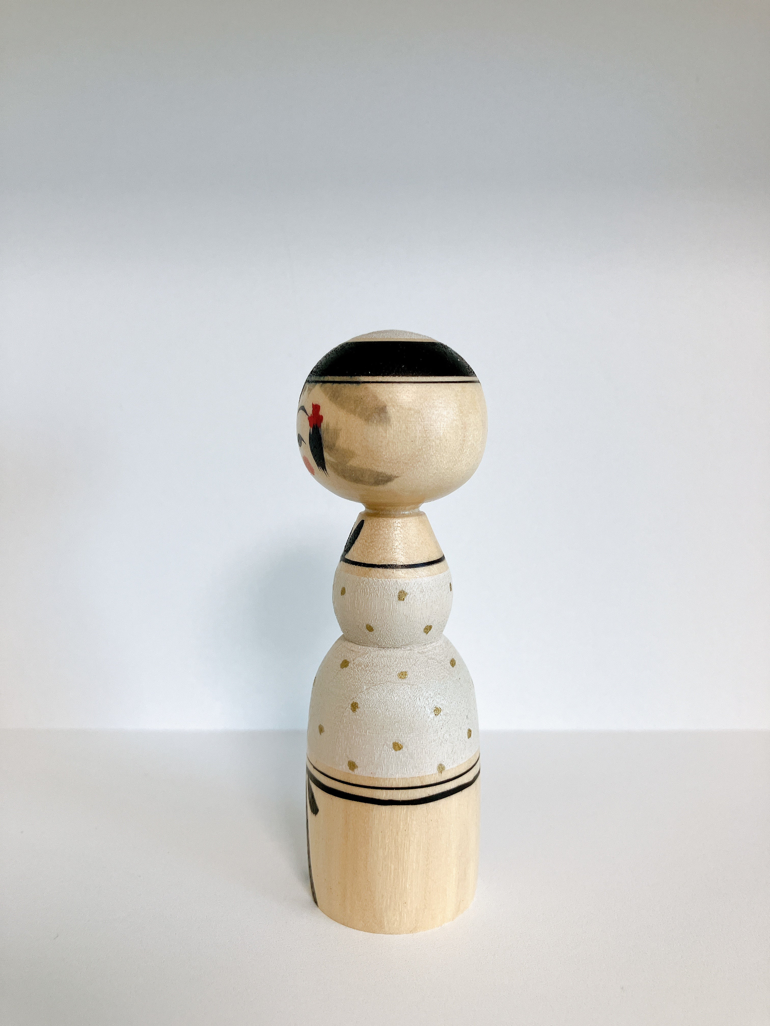 オリジナルドレスこけし　池内潮音工人　【宮城県／弥次郎こけし】