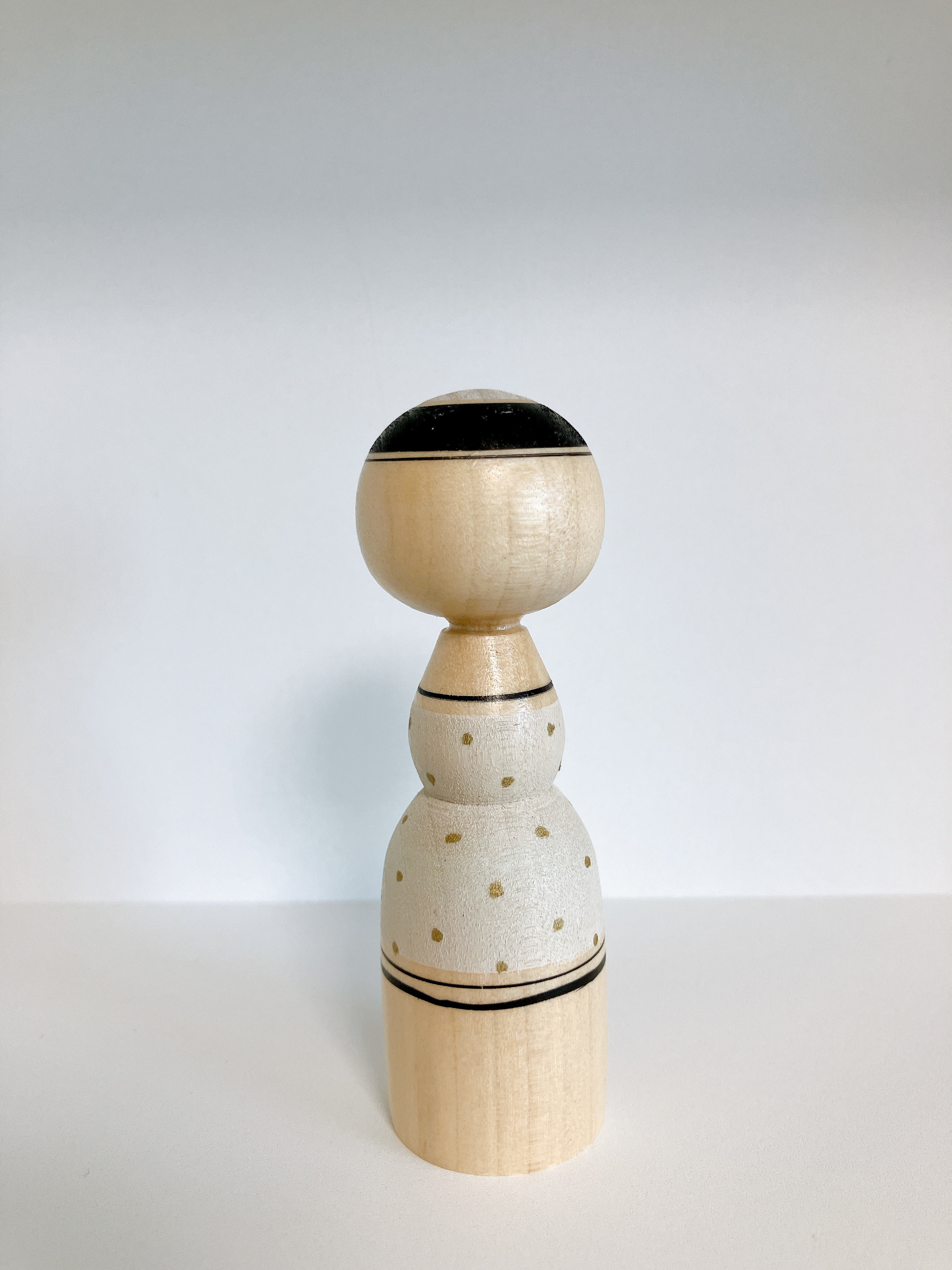 オリジナルドレスこけし　池内潮音工人　【宮城県／弥次郎こけし】