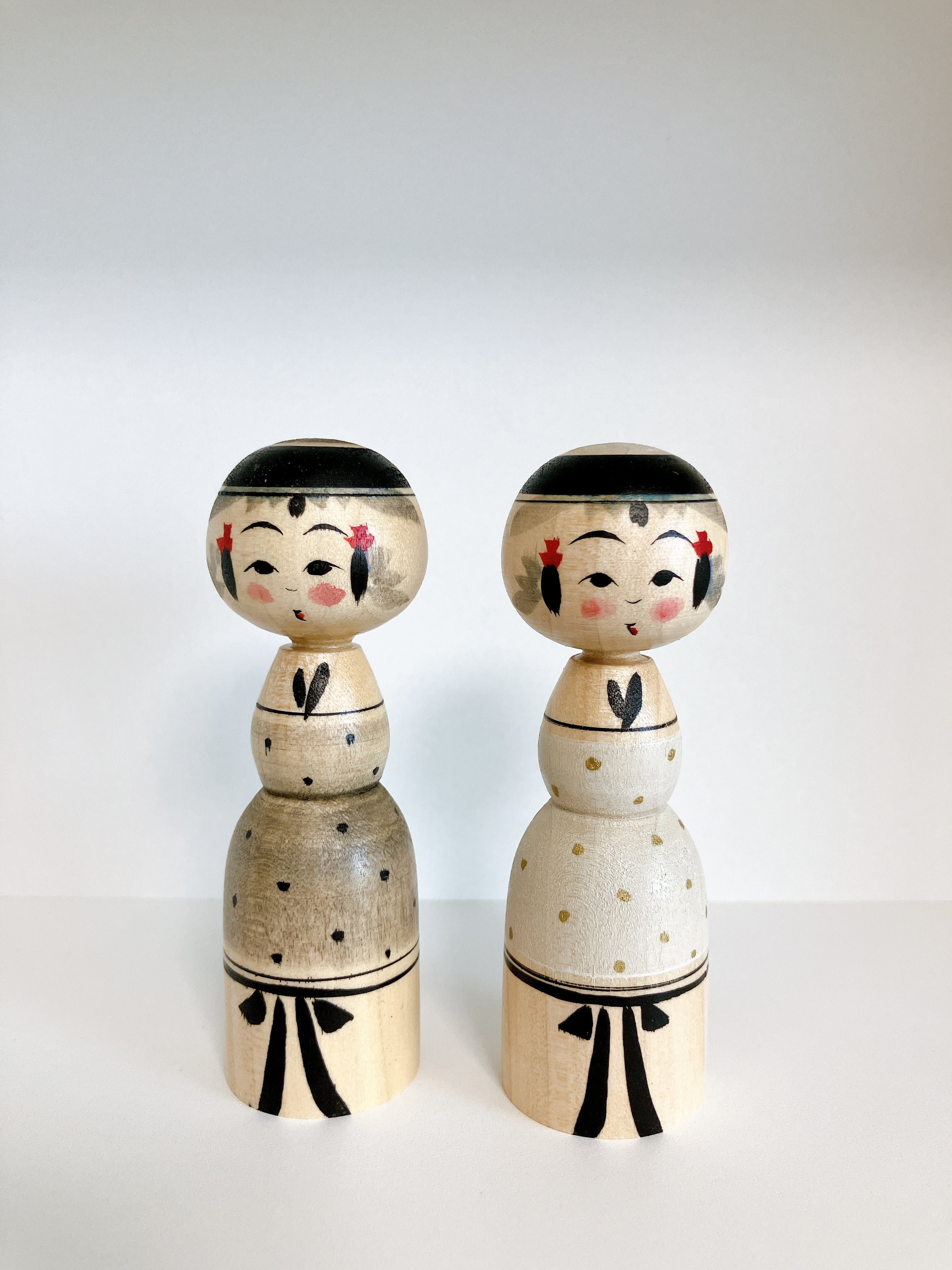 オリジナルドレスこけし　池内潮音工人　【宮城県／弥次郎こけし】