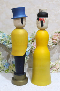 【受注生産】Happy Wedding Kokeshi　陳野原幸紀工人