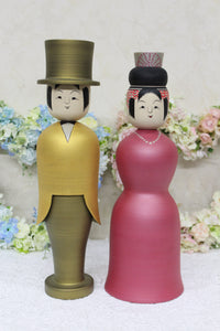 【受注生産】Happy Wedding Kokeshi　陳野原幸紀工人